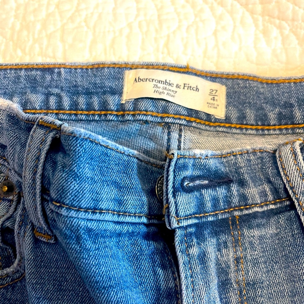 Abercrombie and Fitch Skinny High Rise Jeans